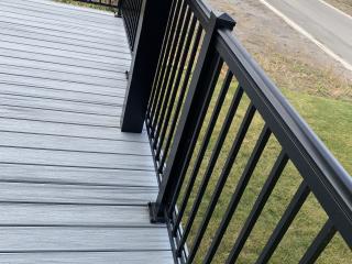 Railings on a deck